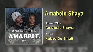 Kabza De Small FT Leehleza  Amabele Shaya Official Song Audio  South Africa Music [upl. by Laurens]