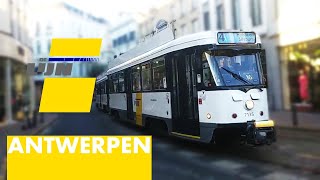 Belgium Trams in Antwerp [upl. by Ahsauqal]