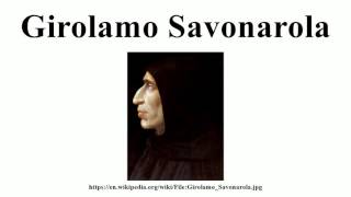 Girolamo Savonarola [upl. by Berry218]