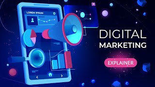 Digital Marketing Explainer Video Animation Example  CreateStudio [upl. by Gaskill]