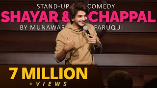 Shayar Minder amp Chappal  Stand Up Comedy  Munawar Faruqui [upl. by Araccot]