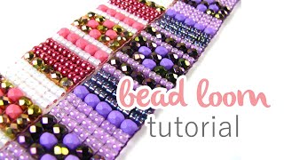 Beading on a Loom  Beginners Bead Weaving [upl. by Emmott208]