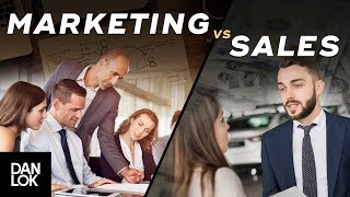 The Difference Between Marketing vs Sales  Dan Lok [upl. by Mcclish]