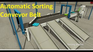 Automatic sorting conveyor belt  Graduation project 2017  Mechatronics  Egypt [upl. by Erdnael]