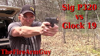 Sig Sauer P320 vs Glock 19  TheFireArmGuy [upl. by Kcor]