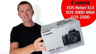 Canon SL3 hands on review and test 250D EOS 200D II [upl. by Wendi322]