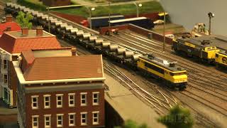 Treinen en modeltreinen in Nederland Rail Transport Modeling and Model Trains in N Scale [upl. by Anasiul]