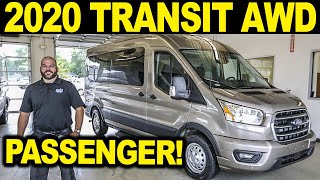 2020 Ford Transit Passenger Van AWD  Exterior amp Interior REVIEW [upl. by Nessa336]