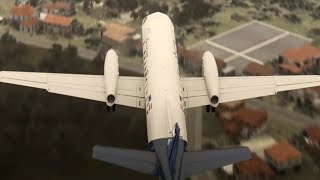 KLM Cityhopper Flight 433  Crash Animation [upl. by Telfer466]