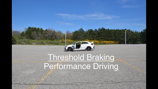 Braking Soon Threshold Braking  Performance Driving [upl. by Constancy586]