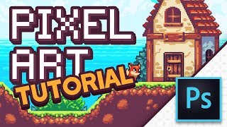 PIXEL ART in Photoshop Tutorial [upl. by Keffer802]