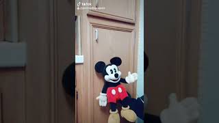 Folkmanis Puppets MICKEY MOUSE SHORT IN REAL LIFE  JustinTalksPuppets [upl. by Airetal271]