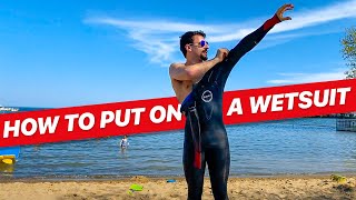 How to Put on a Wetsuit  10 Step Guide [upl. by Cherry]