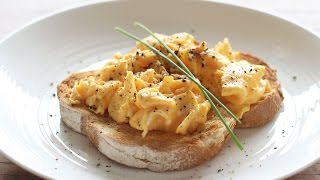 How to make Scrambled Eggs  Perfect Fluffy Scrambled Eggs Recipe [upl. by Eener]