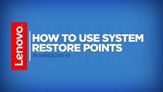 How To  Use System Restore Points in Windows 10 [upl. by Hale]