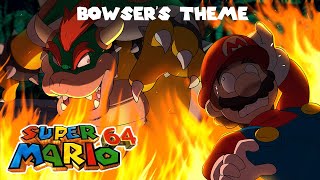 Bowsers Theme WITH LYRICS CHANNEL ANNIVERSARY SPECIAL  Super Mario 64 Cover [upl. by Ogilvy240]