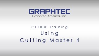 Using Cutting Master 4 on the CE7000 [upl. by Norac]