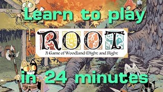 Learn to Play Root in 24 Minutes with updated rules [upl. by Nerual370]