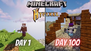 I Spent 100 Days In Hypixel Skyblock Heres What Happened [upl. by Shapiro]