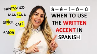 How to Use Spanish Accent Marks  Cómo Usar la Tilde y los Acentos en español [upl. by Schilling]