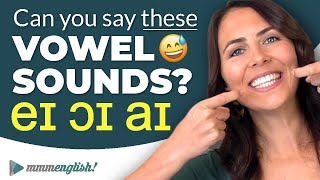 Pronunciation Practice 👄 Difficult Vowel Sounds DIPHTHONGS [upl. by Annayad]