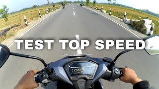 Test Top Speed Honda Vario 125 Standard  Motovlog Jogja [upl. by Heim632]