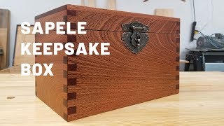 Keepsake Box Using Box Joints [upl. by Airehs]