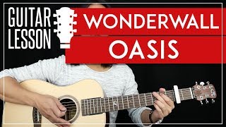 Wonderwall Guitar Tutorial  Oasis Guitar Lesson 🎸 Easy Chords  Guitar Cover [upl. by Christmas1]