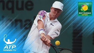 Jim Courier vs Guy Forget Top 5 Rallies and Winning Moment  Indian Wells 1991 Final [upl. by Frederik641]