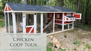 Predator Proof Chicken Coop Tour [upl. by Nevar445]