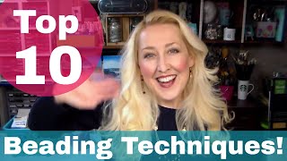 Top 10 Techniques for Beaded Jewelry [upl. by Raddi213]