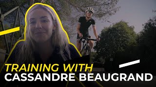 Triathlon Training with Cassandre Beaugrand  Day In The Life With A Professional Triathlete [upl. by Dilks420]