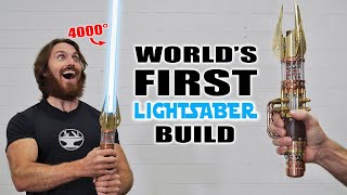 4000° PLASMA PROTOLIGHTSABER BUILD RETRACTABLE BLADE [upl. by Aratak]