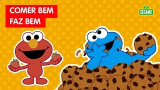 Sésamo O Desafio do Elmo  Comer Bem Faz Bem [upl. by Mccallum]