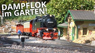 Gartenbahn  Faszination Dampflok im Garten [upl. by Raddi]