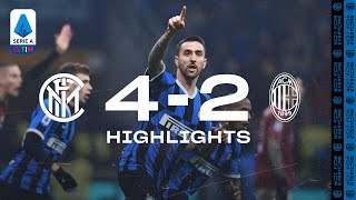 INTER 42 AC MILAN  HIGHLIGHTS  A comeback for the ages 😍⚫🔵 [upl. by Chambers320]